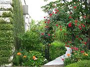 イングリッシュガーデンに包まれた天使の美術館